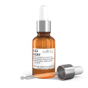 Olej Cacay nierafinowany, tłoczony na zimno 30 ml . w butelce ze szklaną pipetą