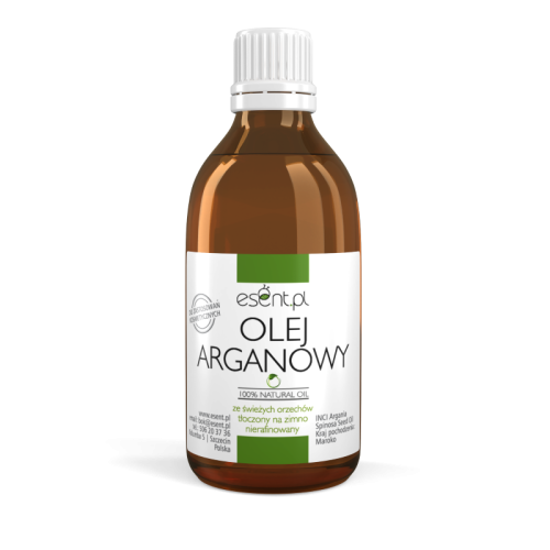 Olej Arganowy  tłoczony na zimno, ZE ŚWIEŻYCH ORZECHÓW 250 ml
