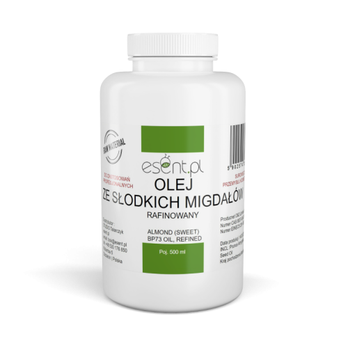 Olej ze Słodkich Migdałów rafinowany 500 ml.