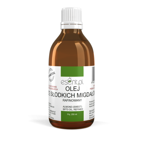 Olej ze Słodkich Migdałów rafinowany 250 ml.
