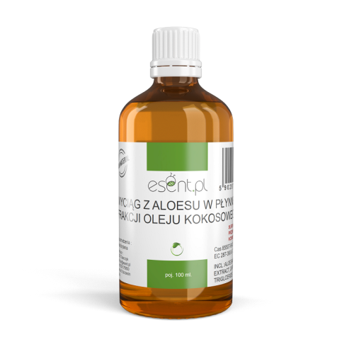 Wyciąg z Aloesu w ciekłej frakcji oleju kokosowego 100 ml