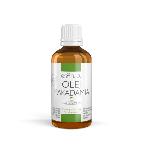 Olej Makadamia NIERAFINOWANY,  deodoryzowany ,tłoczony na zimno 50 ml