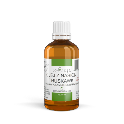 Olej z nasion Truskawek nierafinowany, zimnotłoczony 50 ml