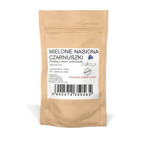 Mielone nasiona czarnuszki siewnej (baza do peelingu) 100 g