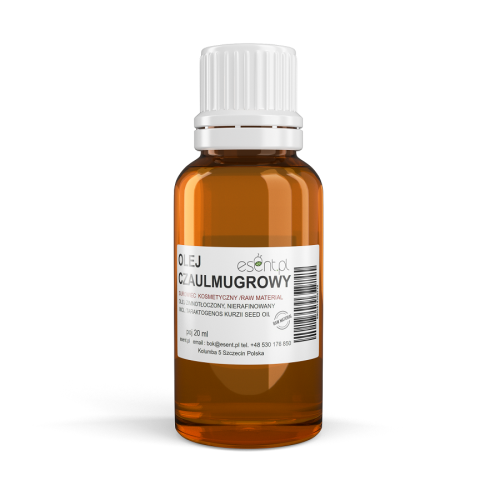 Olej Czaulmugrowy (Chaulmoogra) CP, nierafinowany 20 ml