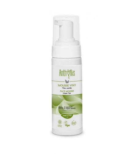 Pianka oczyszczająca do mycia twarzy, z zieloną herbatą, 150 ml, Anthyllis