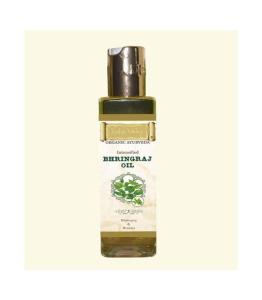 Olejek ziołowy Bhringraj, z naturalnych składników, bogaty w substancje odżywcze dla włosów, 100 ml, Indus Valley