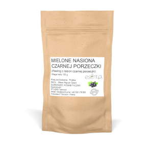Mielone nasiona czarnej porzeczki (baza do peelingu) 100 g