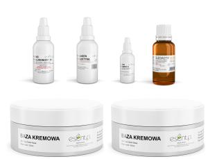  Zestaw surowców do wykonania dwóch kremów anti -age 100 g 