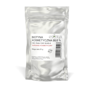 Biotyna (witamina B7) - 99,6% - odbudowa włosów - 50 g