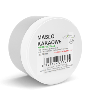 Masło Kakaowe 100 % nierafinowane 200 ml