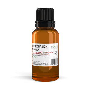 Olej z Nasion Buraka  Zimnotłoczony Nierafinowany 20 ml 