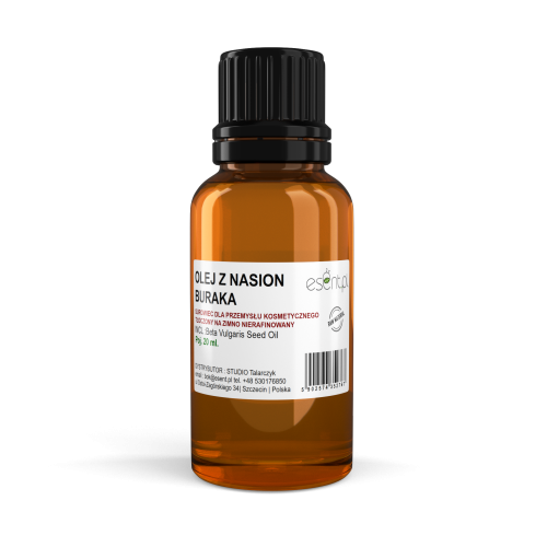 Olej z Nasion Buraka  Zimnotłoczony Nierafinowany 20 ml 