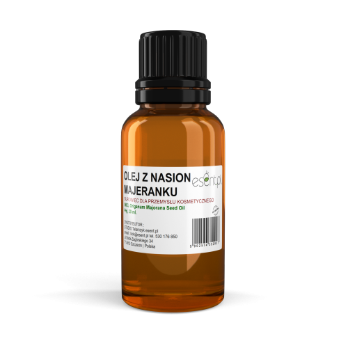 Olej z nasion Majeranku zimnotłoczony, nierafinowany 20 ml.
