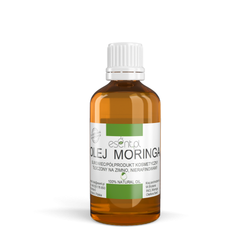 Olej Moringa nierafinowany, tłoczony na zimno 50 ml.