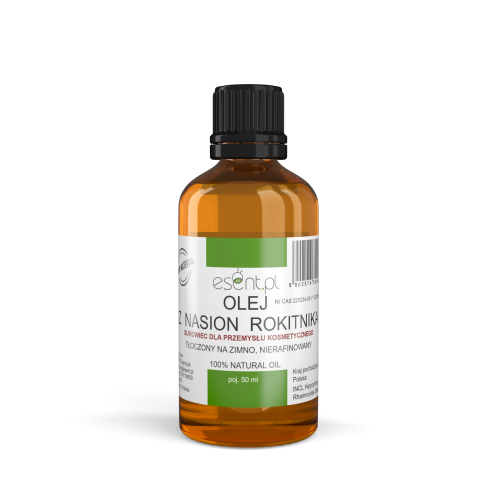 Olej nierafinowany z owoców  Rokitnika 50 ml
