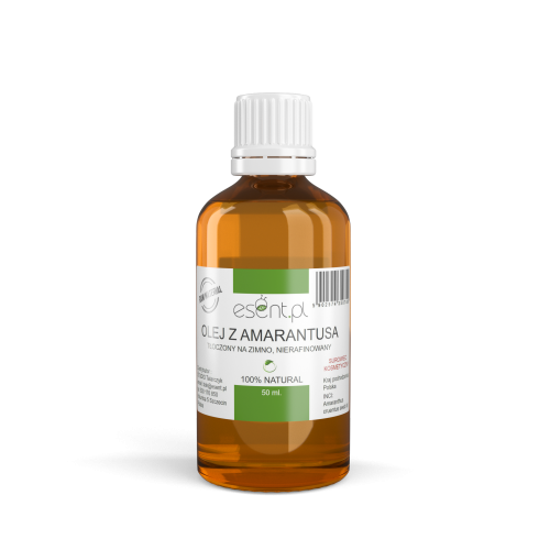 Olej z Amarantusa tłoczony na zimno, nierafinowany 50 ml
