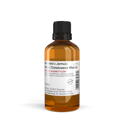 Bio-ferment z Jarmużu (Detoks Włosów)  50 ml