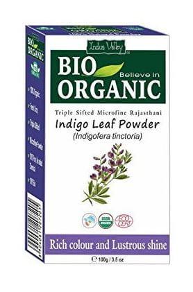 Proszek z BIO indygowca, w 100% naturalny, CERTYFIKOWANY - EcoCert, 100 g, Indus Valley