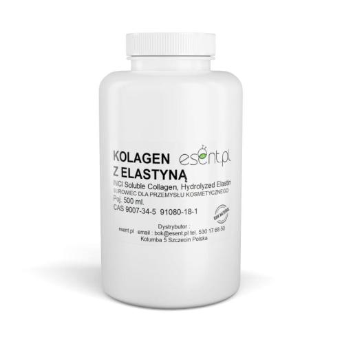 Kolagen z elastyną 500 ml (natywny kolagen i hydrolizowana elastyna)