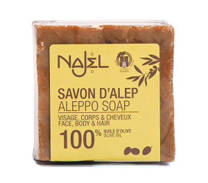 Mydło z Aleppo 100% Oliwkowe (PURE OLIVE) 200g Najel