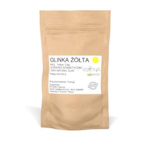 Francuska GLINKA ŻÓŁTA  certyfikowana 100 g. 