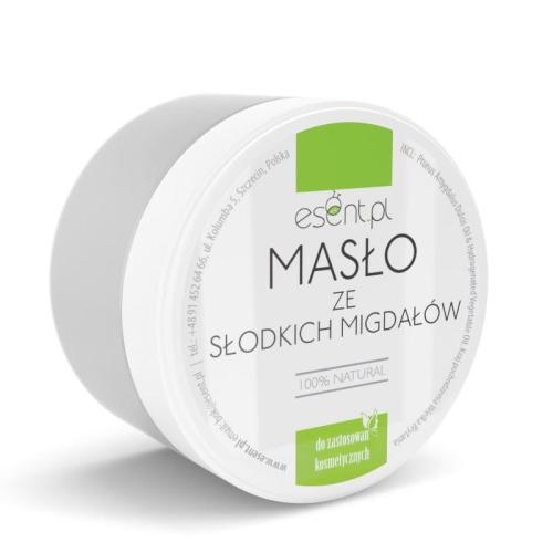 Masło ze Słodkich Migdałów 200 ml ( hydrogenizowany olej ze słodkich migdałów)
