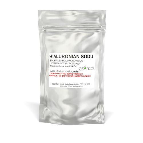 Hialuronian Sodu Ultramałocząsteczkowy 4,5 kDa (kwas hialuronowy) 10 gra