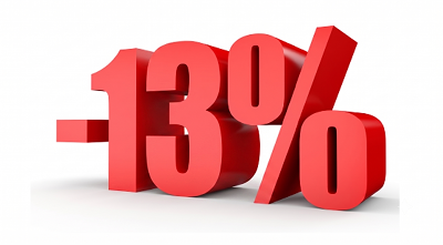 Kupon rabatowy 13% na cały asortyment 10 - 16 lipca 2026